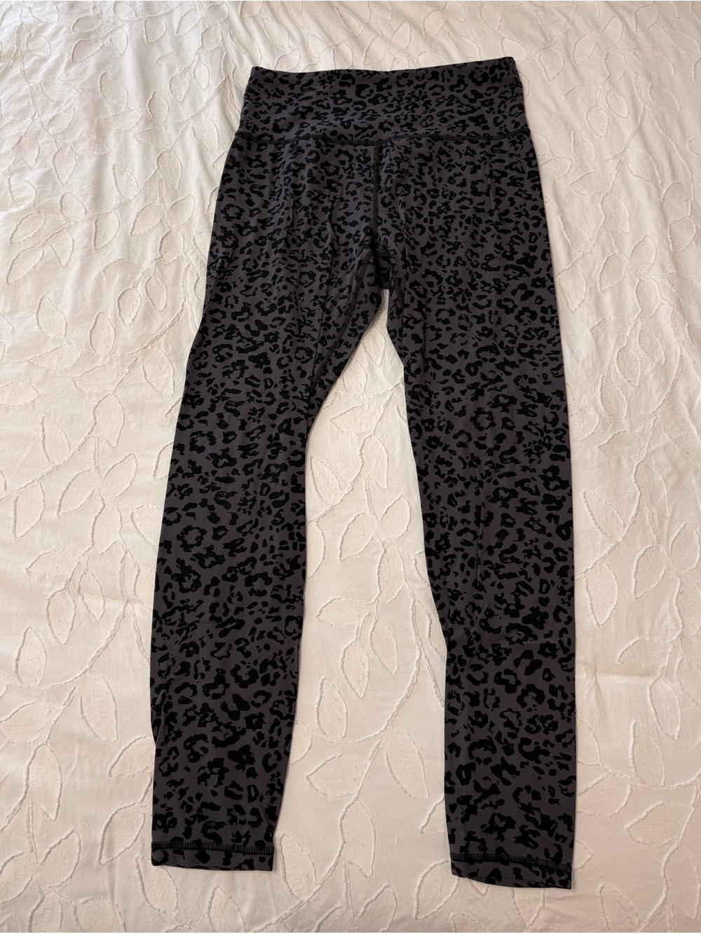 Althleta black Leopard Print Leggings